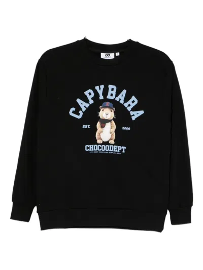 Chocoolate Sweatshirt Mit Grafischem Print In Black