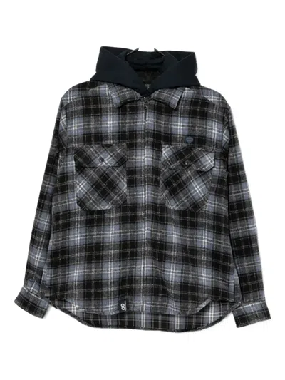 Chocoolate Karierte Jacke In Blue