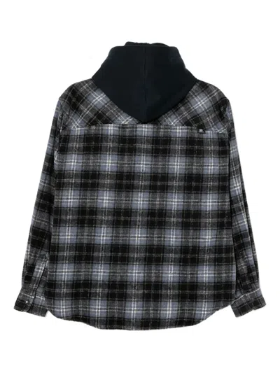 Chocoolate Karierte Jacke In Blue