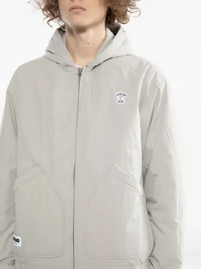 Chocoolate Kapuzenjacke Mit Logo-prägung In Gray