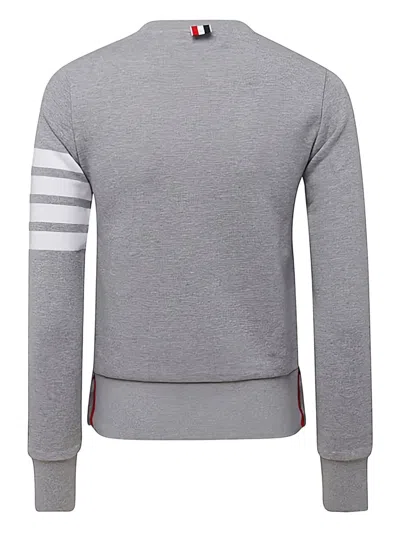 Thom Browne Crewneck Sweatshirt In Gray