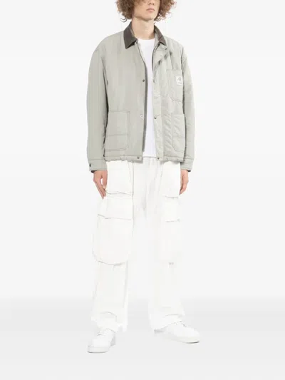 Chocoolate Hemdjacke Mit Logo-patch In Gray