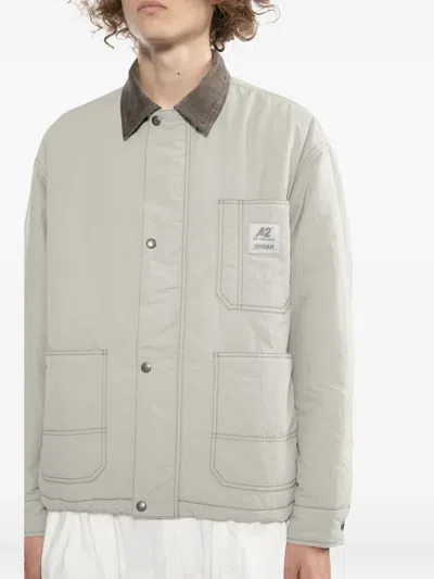 Chocoolate Hemdjacke Mit Logo-patch In Gray