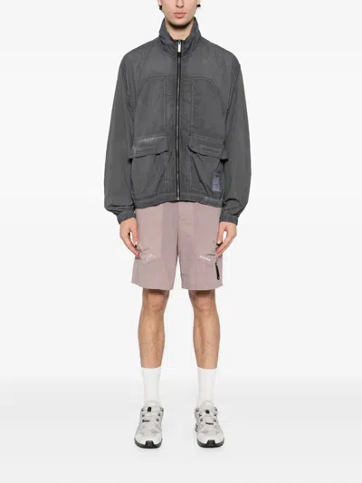 Izzue Gefärbte Jacke In Gray