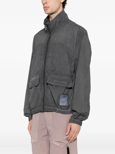 Izzue Gefärbte Jacke In Gray