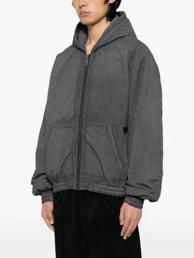 Izzue Jacke Mit Logo-stickerei In Gray