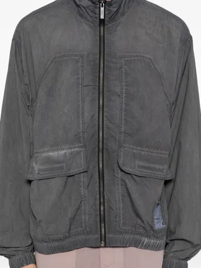 Izzue Gefärbte Jacke In Gray