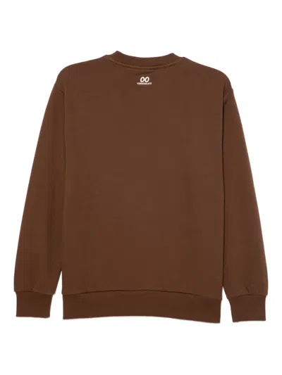 Chocoolate Sweatshirt Mit Grafischem Print In Brown
