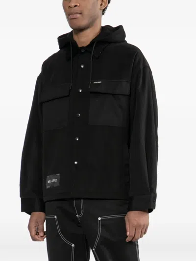 Izzue Jacke Mit Logo-patch In Black