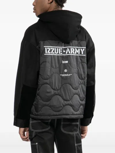 Izzue Jacke Mit Logo-patch In Black