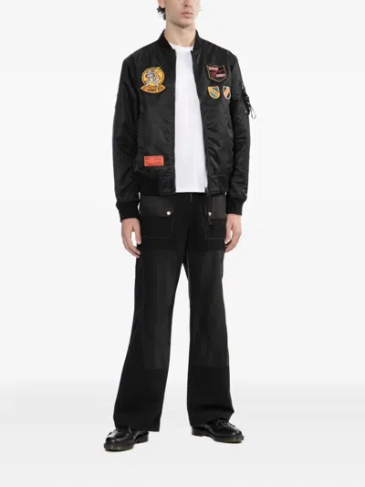 Izzue Jacke Mit Logo-patch In Black