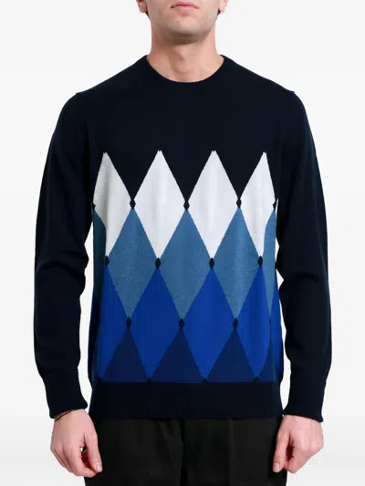 Ballantyne Argyle-pattern Sweater In Multi