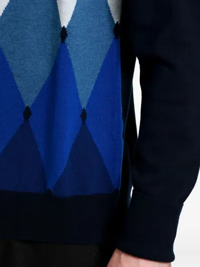 Ballantyne Argyle-pattern Sweater In Multi