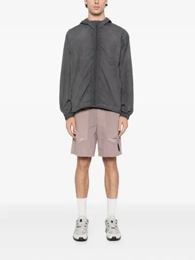 Izzue Jacke Mit Slogan In Gray