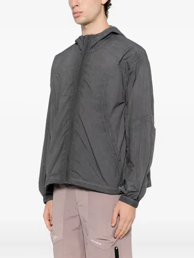 Izzue Jacke Mit Slogan In Gray