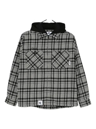 Chocoolate Karierte Jacke In Black