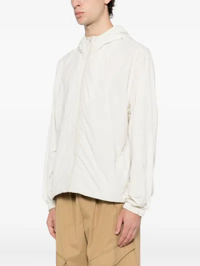 Izzue Jacke Mit Logo-stickerei In White