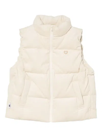 Chocoolate Weste Mit Logo-prägung In Neutral