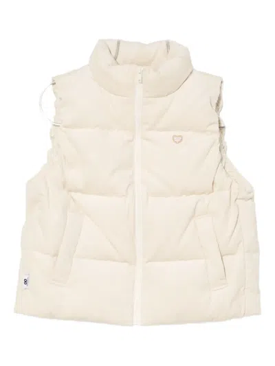 Chocoolate Weste Mit Logo-prägung In Neutral