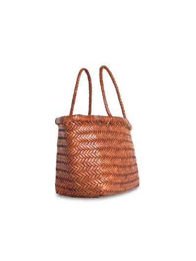 Dragon Diffusion Bamboo Triple Jump Big  Bag In Brown