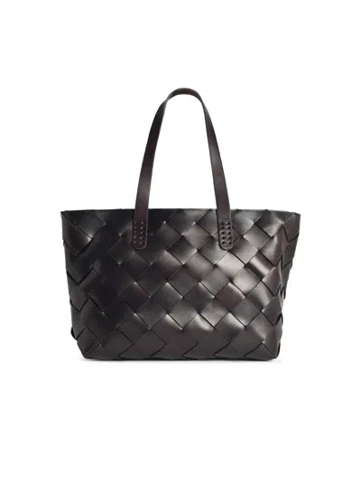 Dragon Diffusion Crossover Leather Shoulder Bag In Brown
