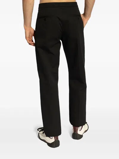Alexander Mcqueen Straight-leg Tailored Trousers In Black