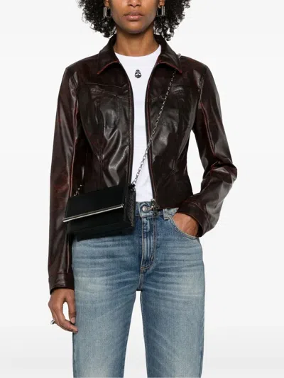 Alexander Mcqueen Mini Cross-bar Cross Body Bag In Black