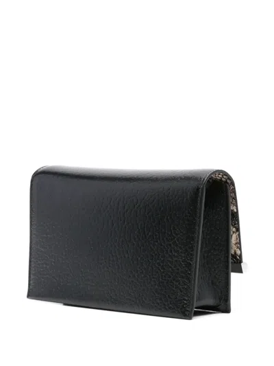Alexander Mcqueen Mini Cross-bar Cross Body Bag In Black