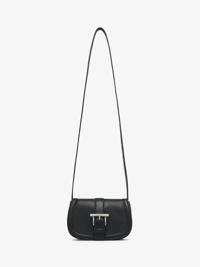 Alexander Mcqueen Black T-bar Shoulder Bag
