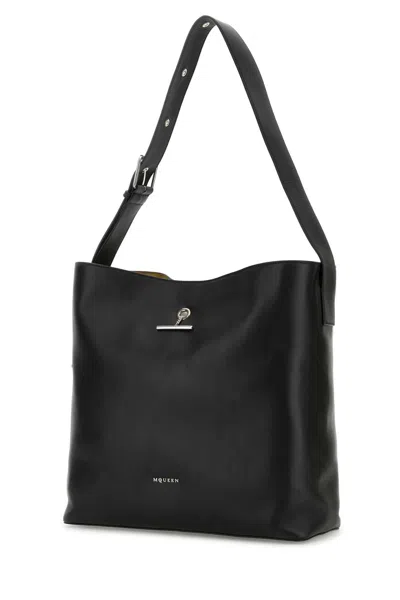 Alexander Mcqueen Leather Pendant Shopping Bag