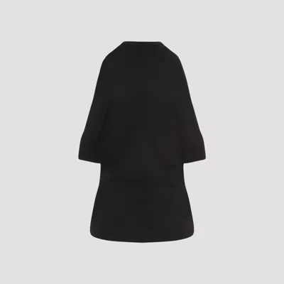 Alexander Mcqueen Alexander Mc Queen Ribbed Top In Black