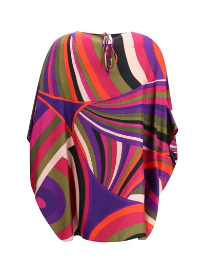 Pucci Iris Dresses Pink In Multi