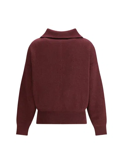 Isabel Marant Étoile Cardigan Isabel Marant Etoile Woman Color Burgundy In Burgundy
