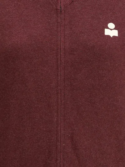 Isabel Marant Étoile Cardigan Isabel Marant Etoile Woman Color Burgundy In Burgundy