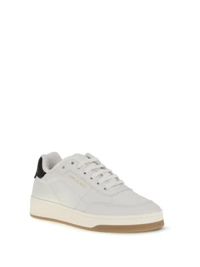 Saint Laurent Sl61 Leather Sneaker In White