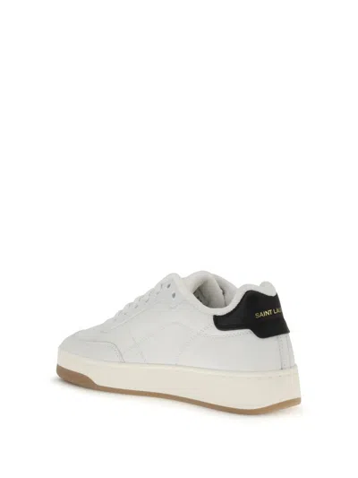 Saint Laurent Sl61 Leather Sneaker In White