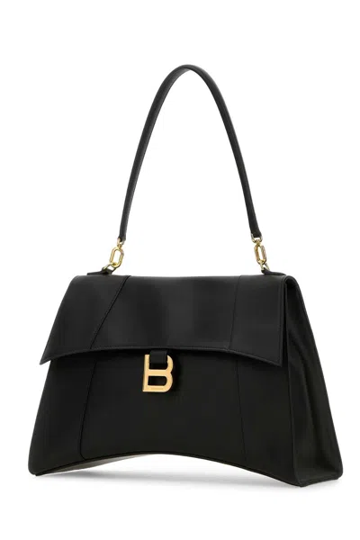 Balenciaga Women's Leather Hourglass Shoulder Bag