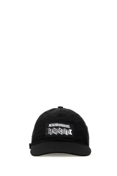 Barracuta Black Polyester Blend Baseball Cap In Black