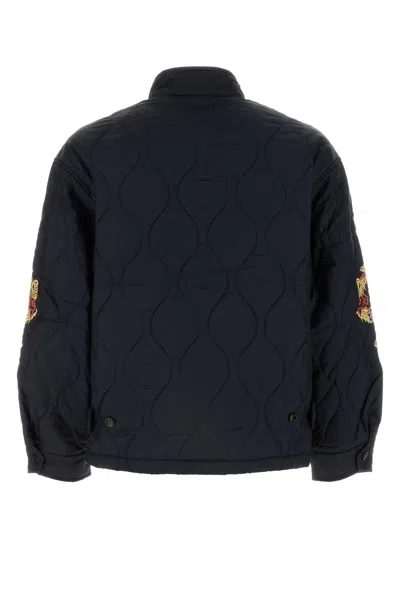 Barracuta Navy Blue Nylon Jacket