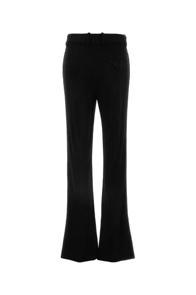 Bottega Veneta Jersey Pant With Back Pocket And Flared Leg In Black