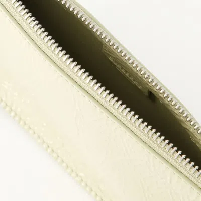 Burberry Beige Lambskin Leather Micro Sling Shield Crossbody In Neutral