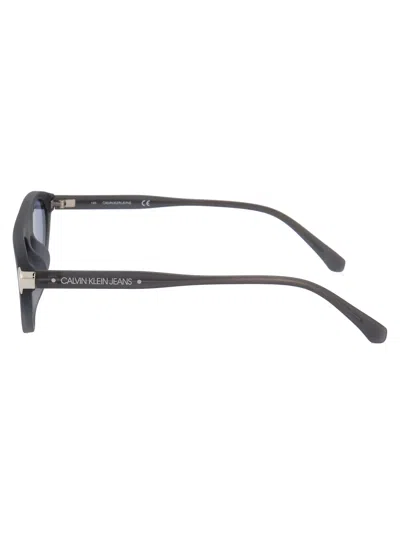 Calvin Klein Jeans Est.1978 Calvin Klein Jeans Matte Crystal Acetate Sunglasses In Blue