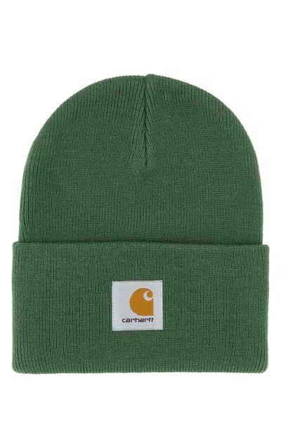 Carhartt Wip Sage Green Acrylic Watch Hat In Green
