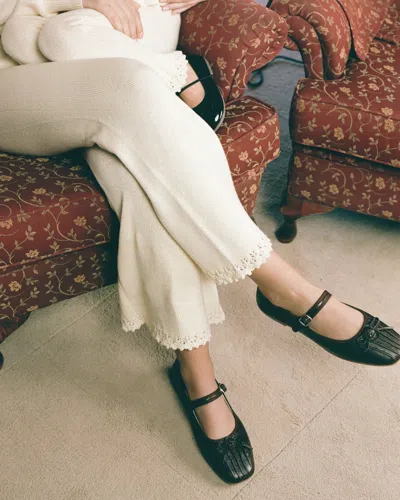 My Mum Made It Lace Knit Pant In Neutral