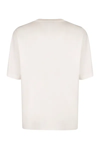 Dolce & Gabbana Men Cotton T-shirt In White