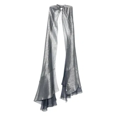 Maria Lucia Hohan Sillk Cape In Gray