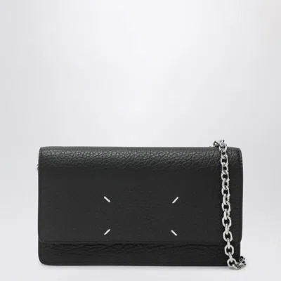 Maison Margiela Wallet With Chain In Black