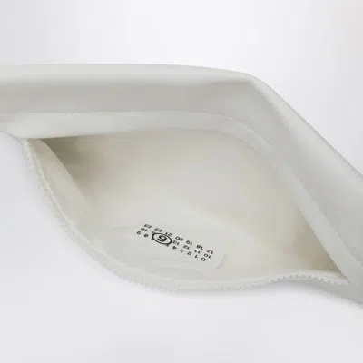 Mm6 Maison Margiela Etichetta Numeric Clutch In White