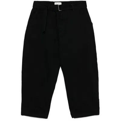 Studio Nicholson Cotton Pants In Black