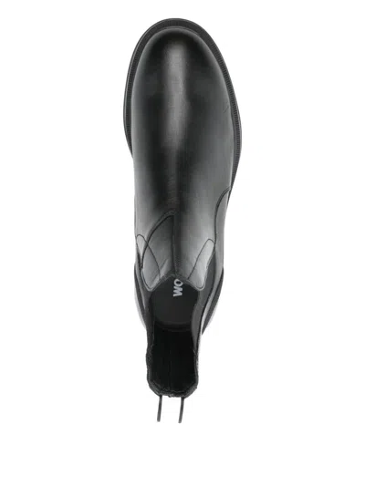 Woolrich Elasticated-panel Boots In Black